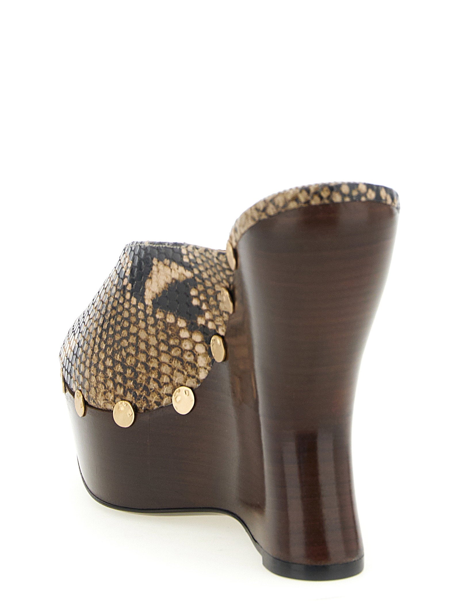 Magda Butrym Python Print Mules