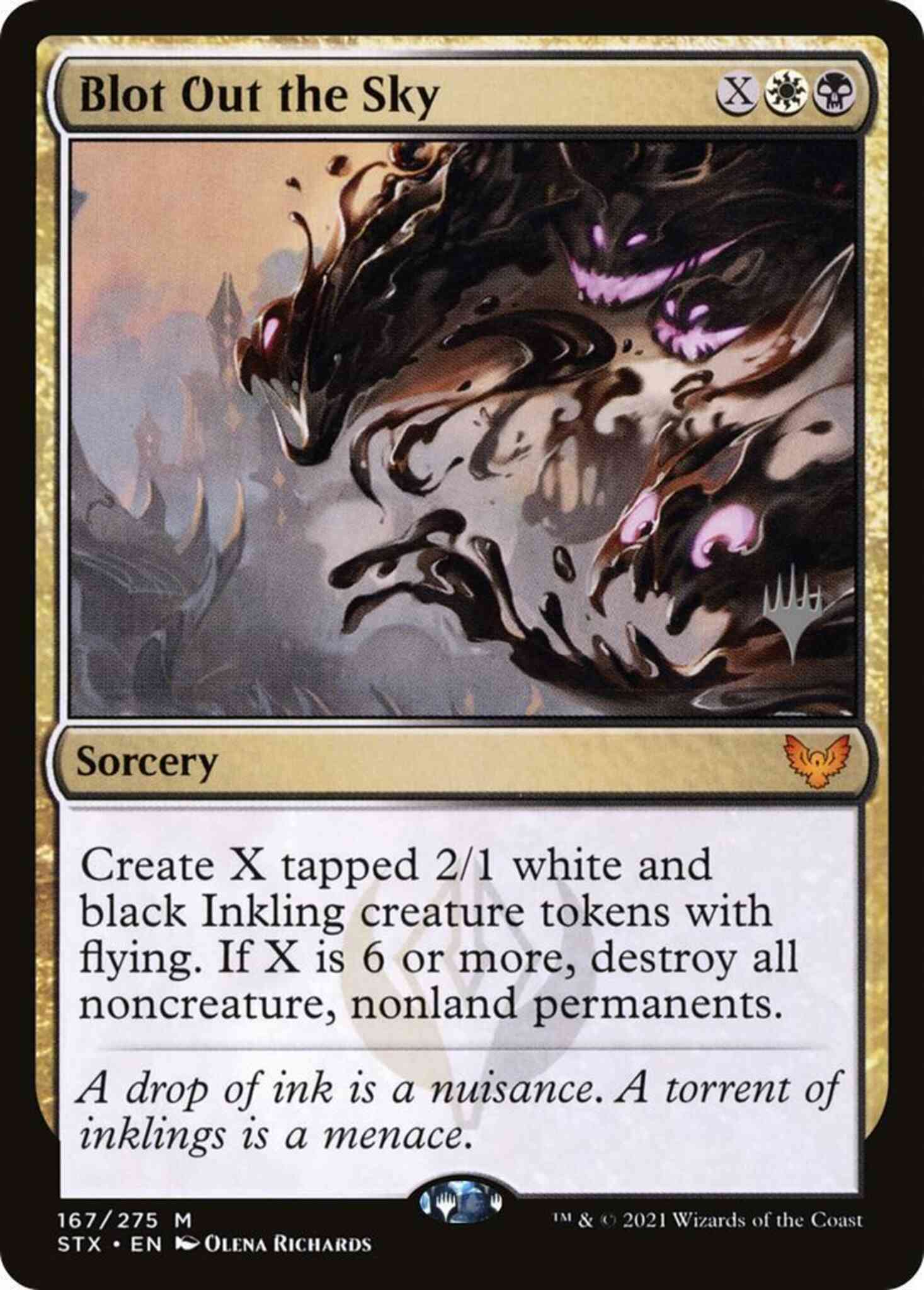 Blot Out the Sky [Promo Pack] [167p] [Strixhaven: School of Mages Promos] [Non-Foil]