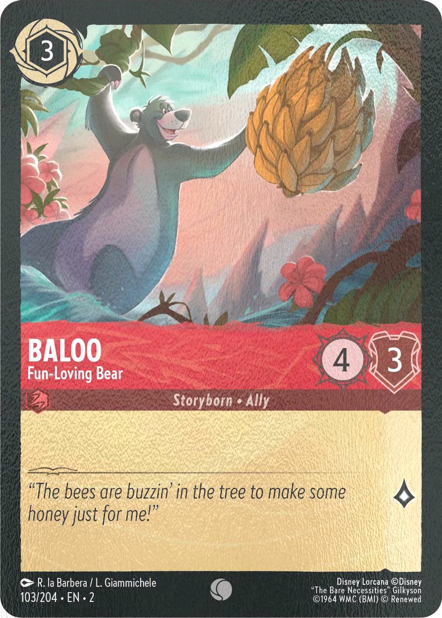 Baloo - Fun-Loving Bear - 103/204 [Rise Of The Floodborn] [Cold Foil]