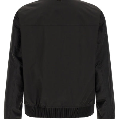 Hugo Boss Monogram Sleeve Bomber Jacket