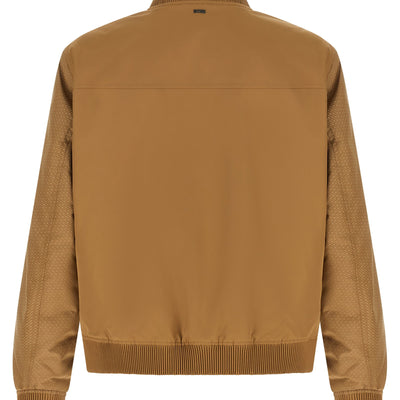 Hugo Boss Monogram Sleeve Bomber Jacket