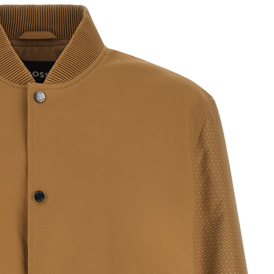 Hugo Boss Monogram Sleeve Bomber Jacket