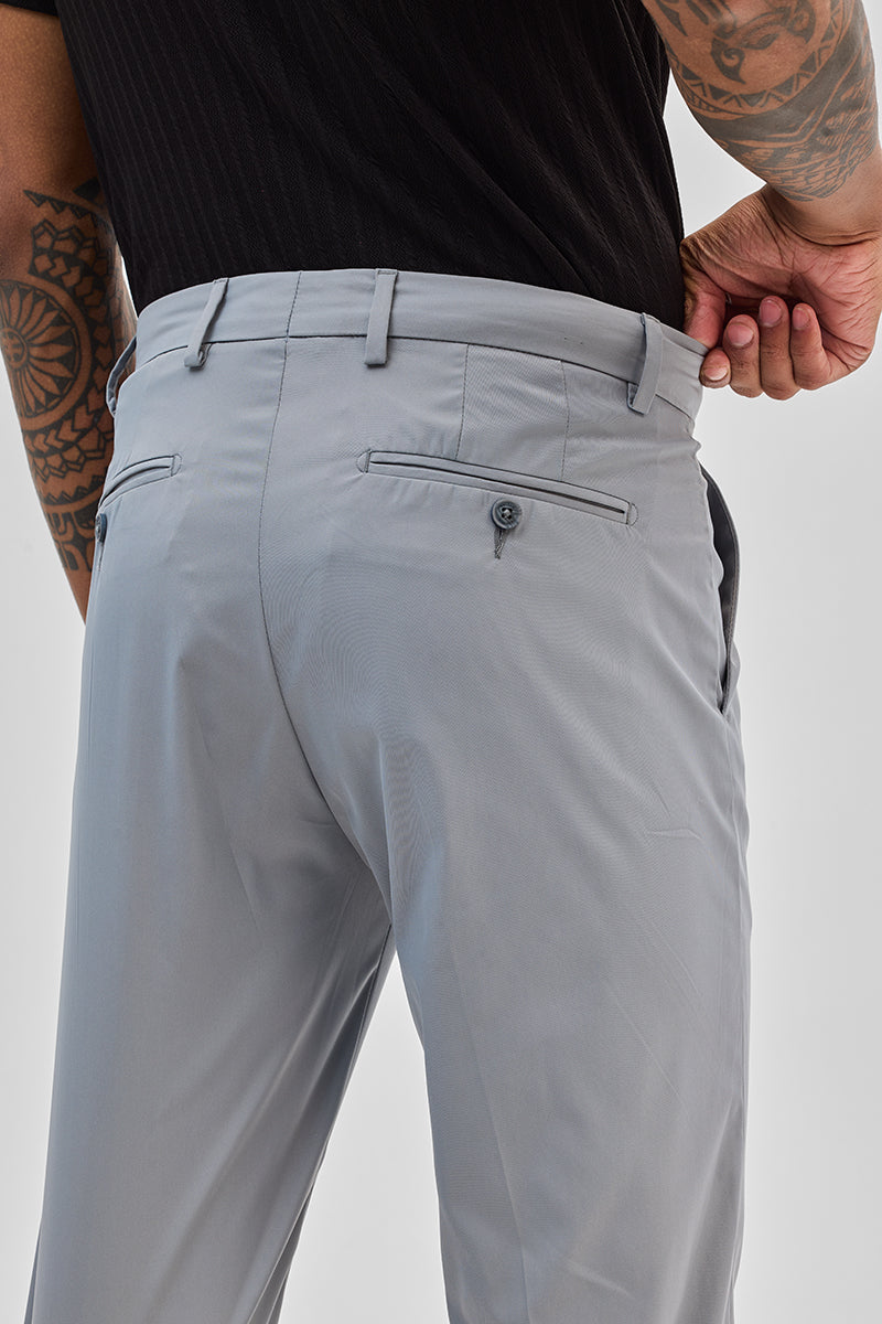 Light Grey Slim Fit Chinos