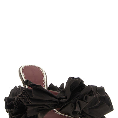 Magda Butrym Mule Flowers Taffeta