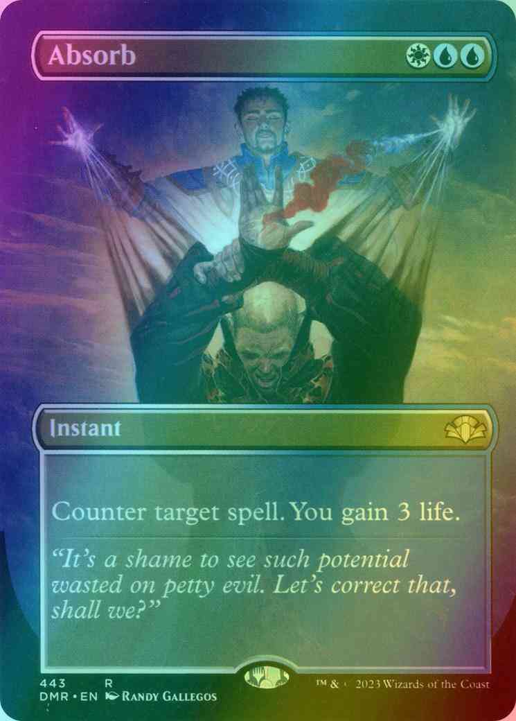 Absorb [443] [Borderless] [Dominaria Remastered] [Foil]