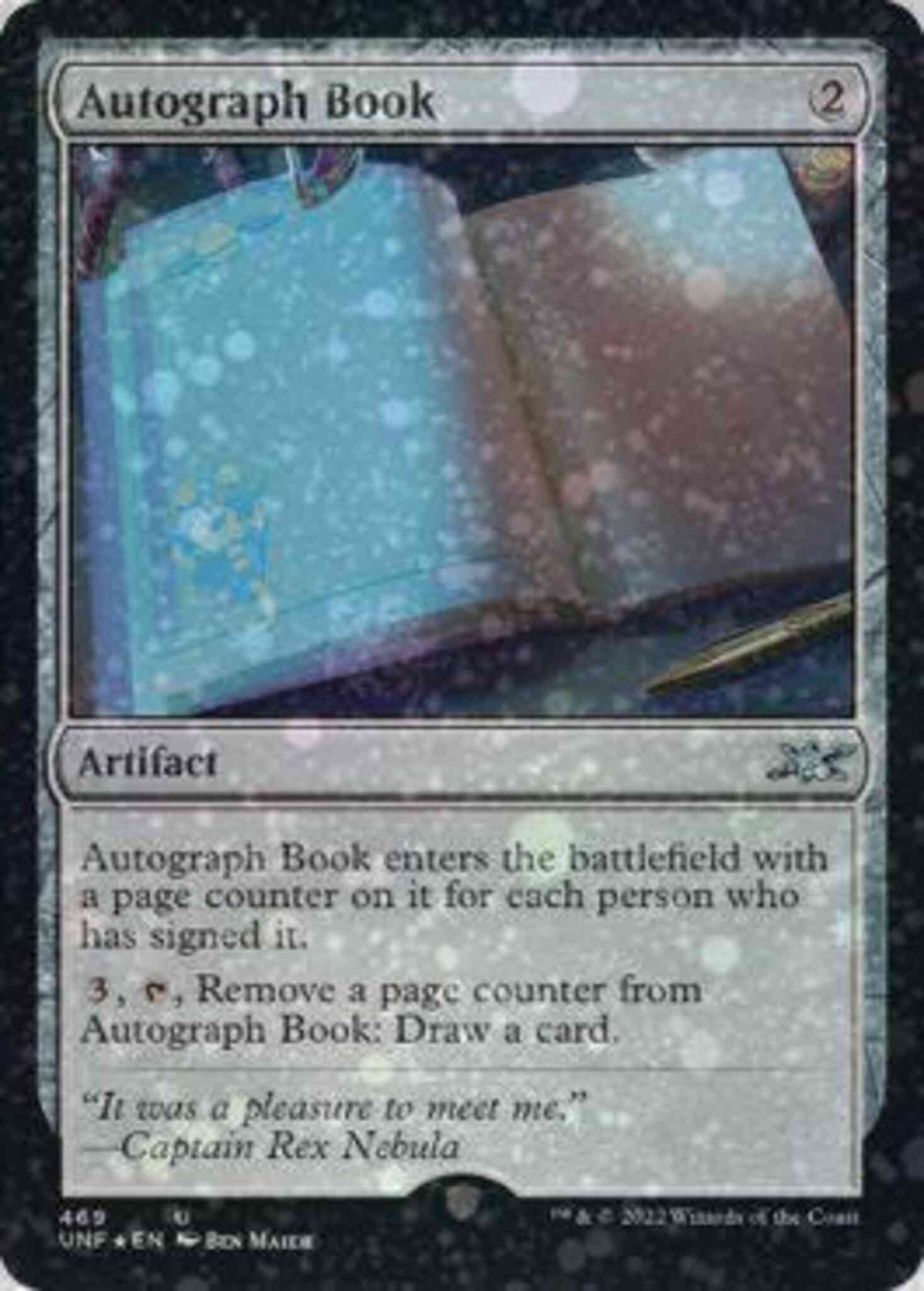 Autograph Book [469] [Unfinity] [Galaxy Foil]