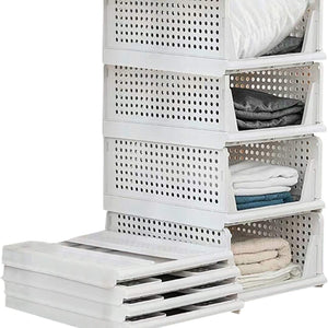 Folding Wardrobe Storage Boxes (Pack of 4)