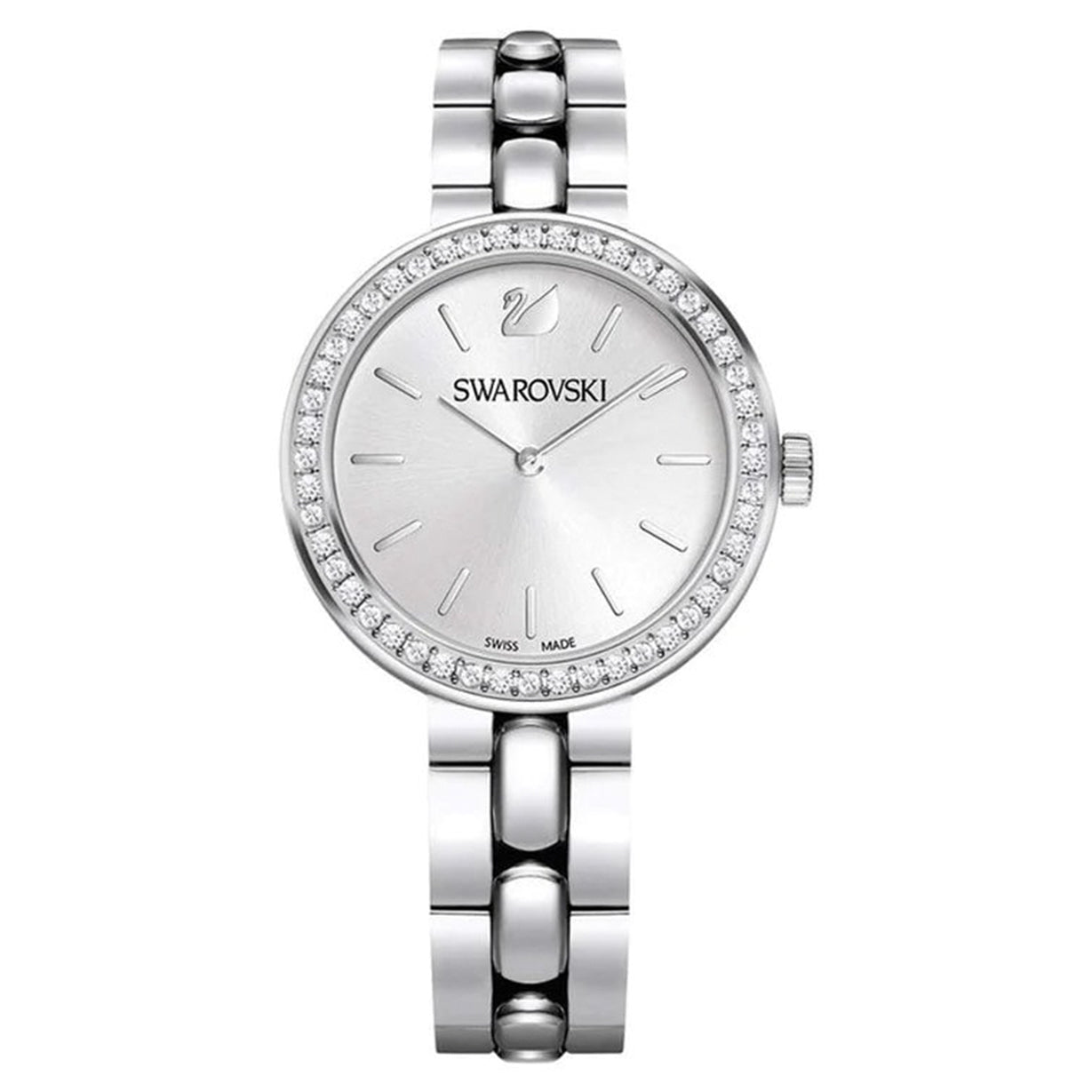 Swarovski Daytime Silver Dial Women 34mm