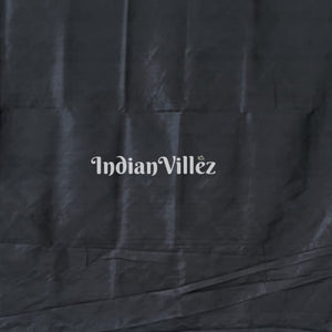 Black Rani Pasapali Theme Designer Contemporary Silk Saree