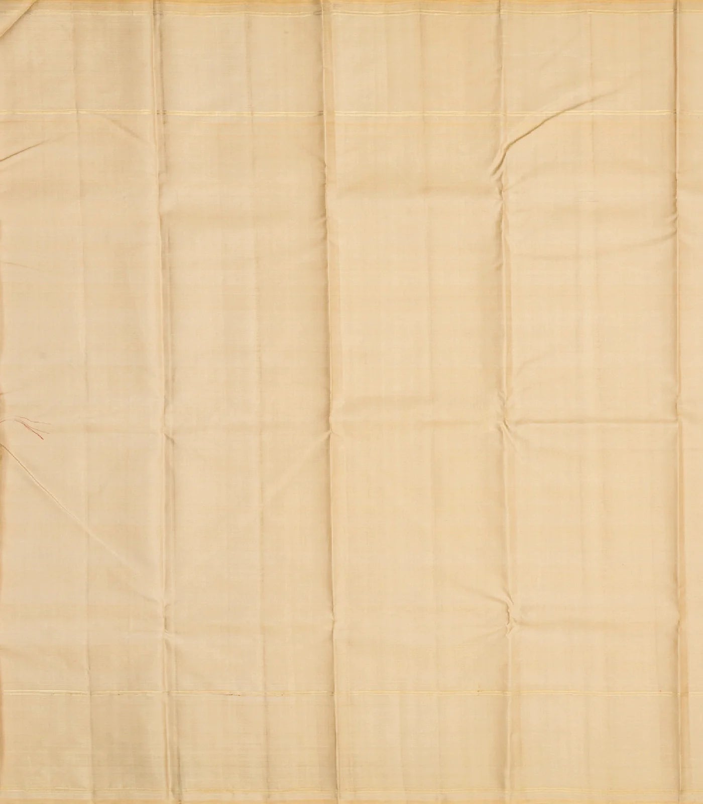 Mustard & Green Handloom Kanchipuram Korvai Silk Saree With Stripes