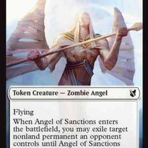 Angel of Sanctions Token (06) // Horror Token (23) [Commander 2019 Tokens] [Non-Foil]