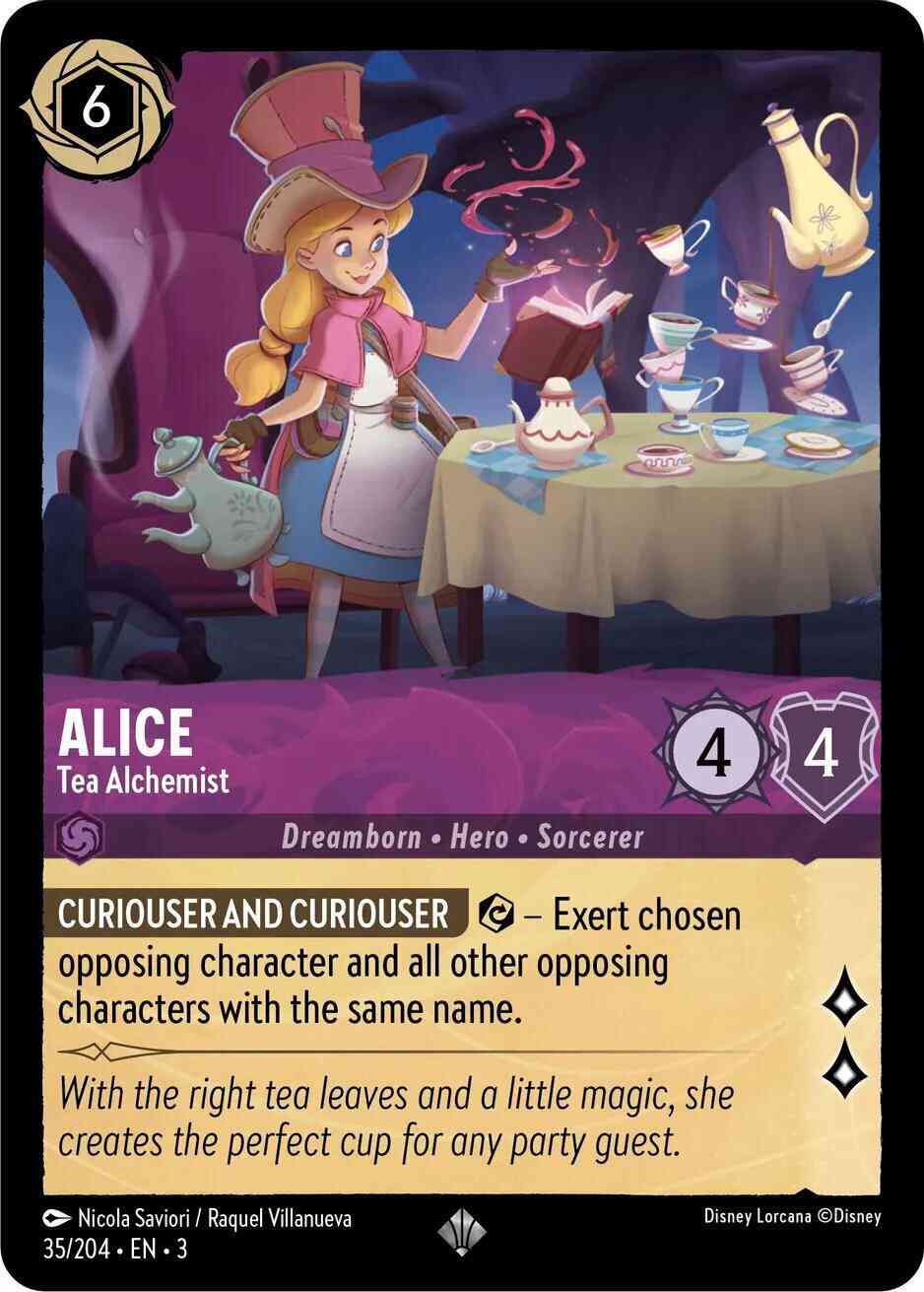 Alice - Tea Alchemist - 35/204 [Into the Inklands] [Non-Foil]