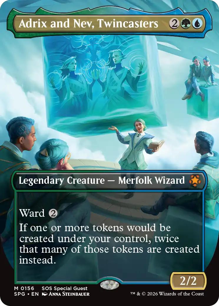 Adrix and Nev, Twincasters [156] [Borderless] [Special Guests] [Non-Foil]