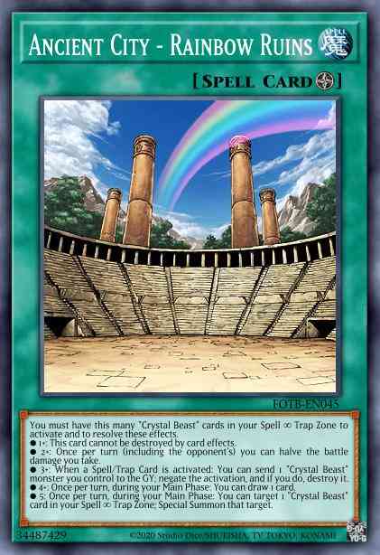 Ancient City - Rainbow Ruins - LCGX-EN168 - Common - Unlimited