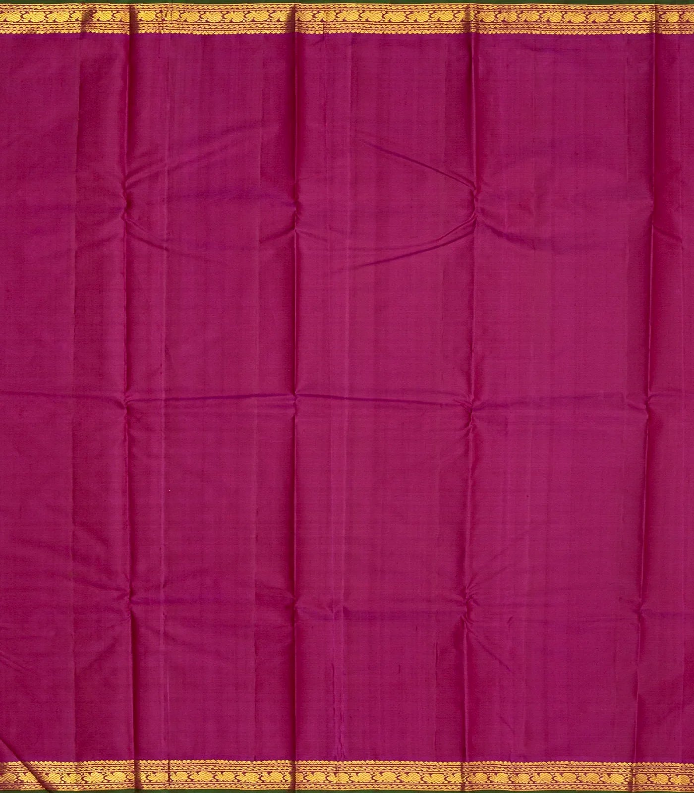 Maroon Handloom Kanchipuram Silk Saree With Jasmine Bud Motifs