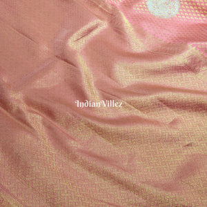 Pink Kanjivaram Silk Saree