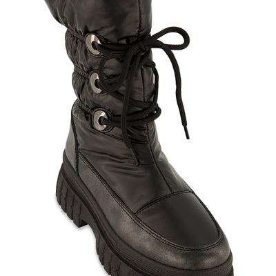 Lace Up Platform Weatherproof Snow Boots