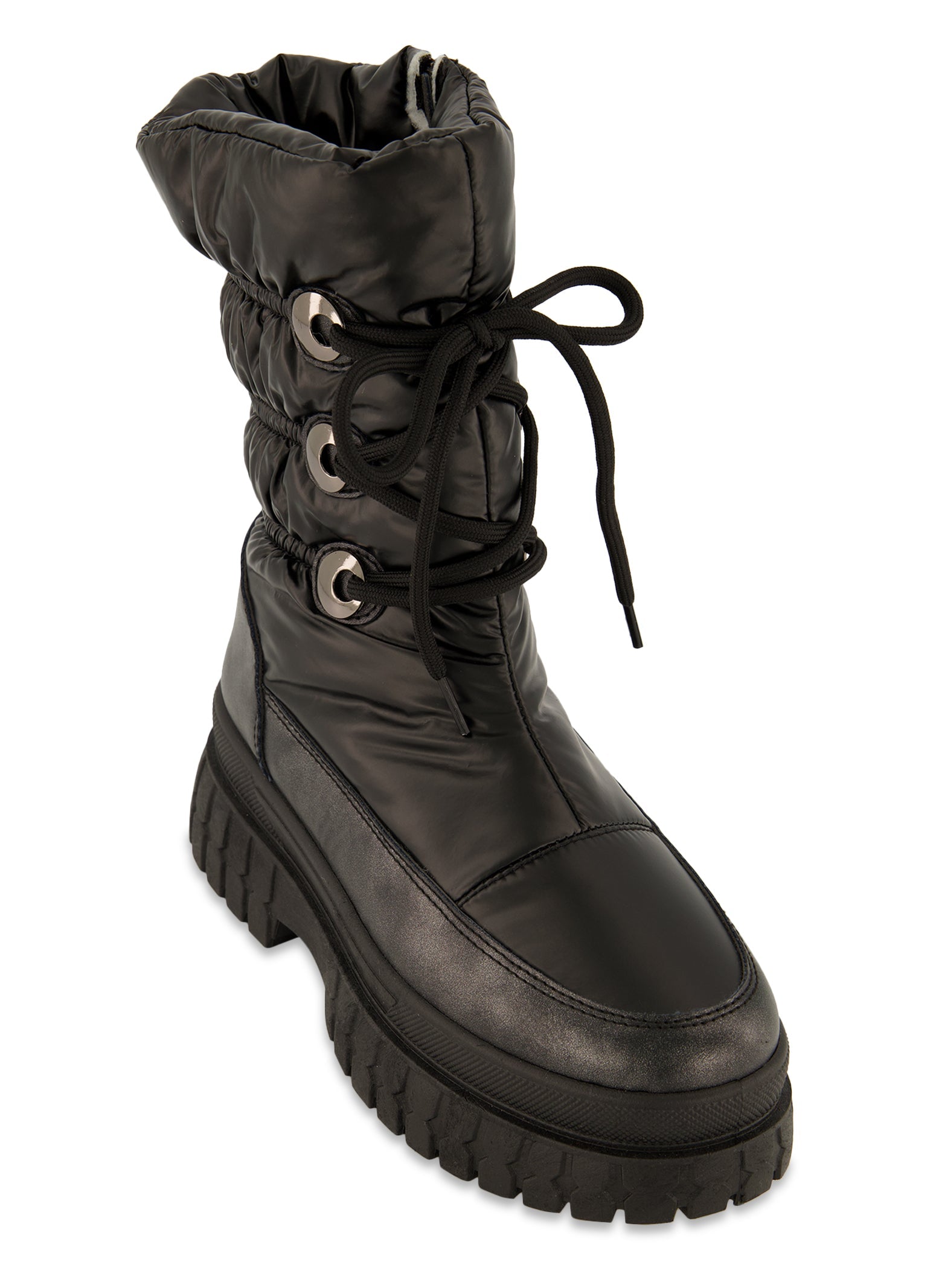 Lace Up Platform Weatherproof Snow Boots