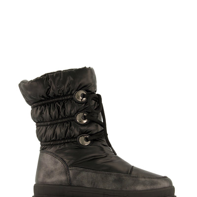 Lace Up Platform Weatherproof Snow Boots