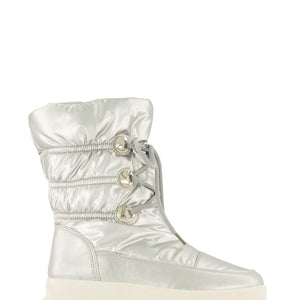 Lace Up Platform Weatherproof Snow Boots