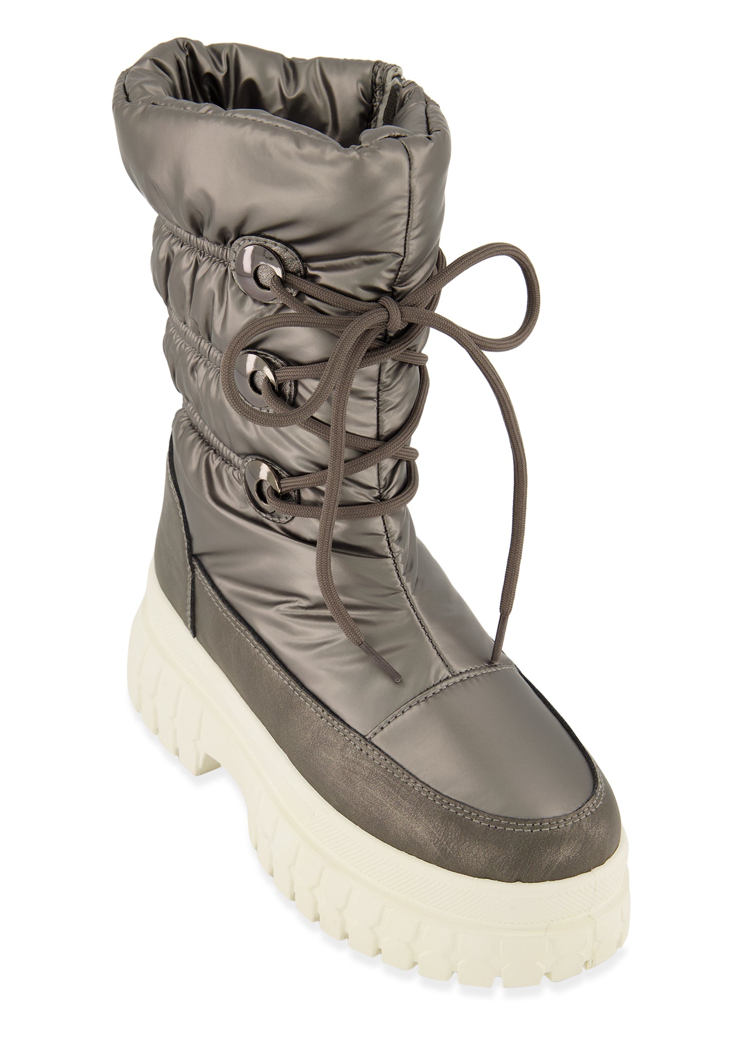 Lace Up Platform Weatherproof Snow Boots