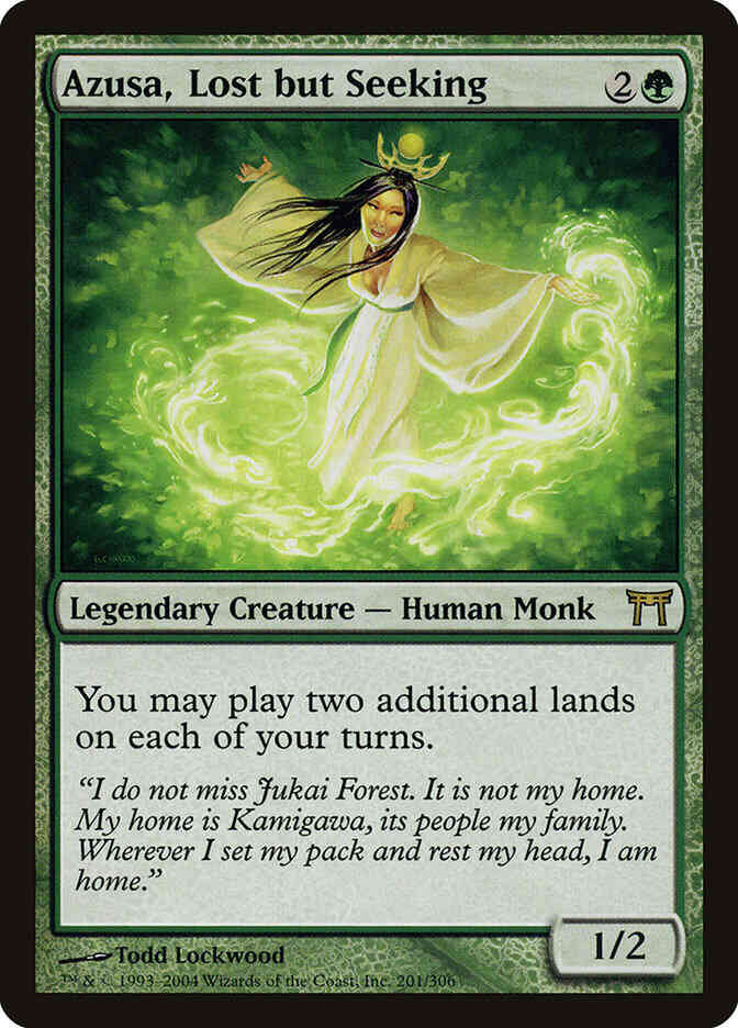 Azusa, Lost but Seeking [201] [Champions of Kamigawa] [Non-Foil]