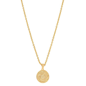18K Gold Plated Air Element Necklace