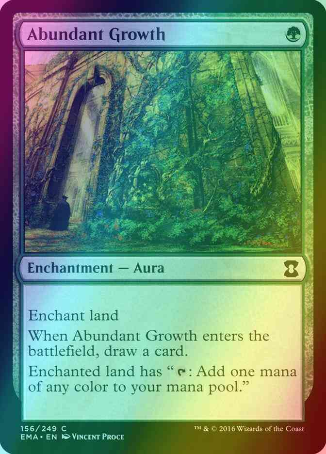 Abundant Growth [156] [Eternal Masters] [Foil]