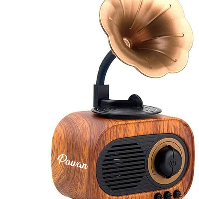 Vintage Gramophone Bluetooth Speaker