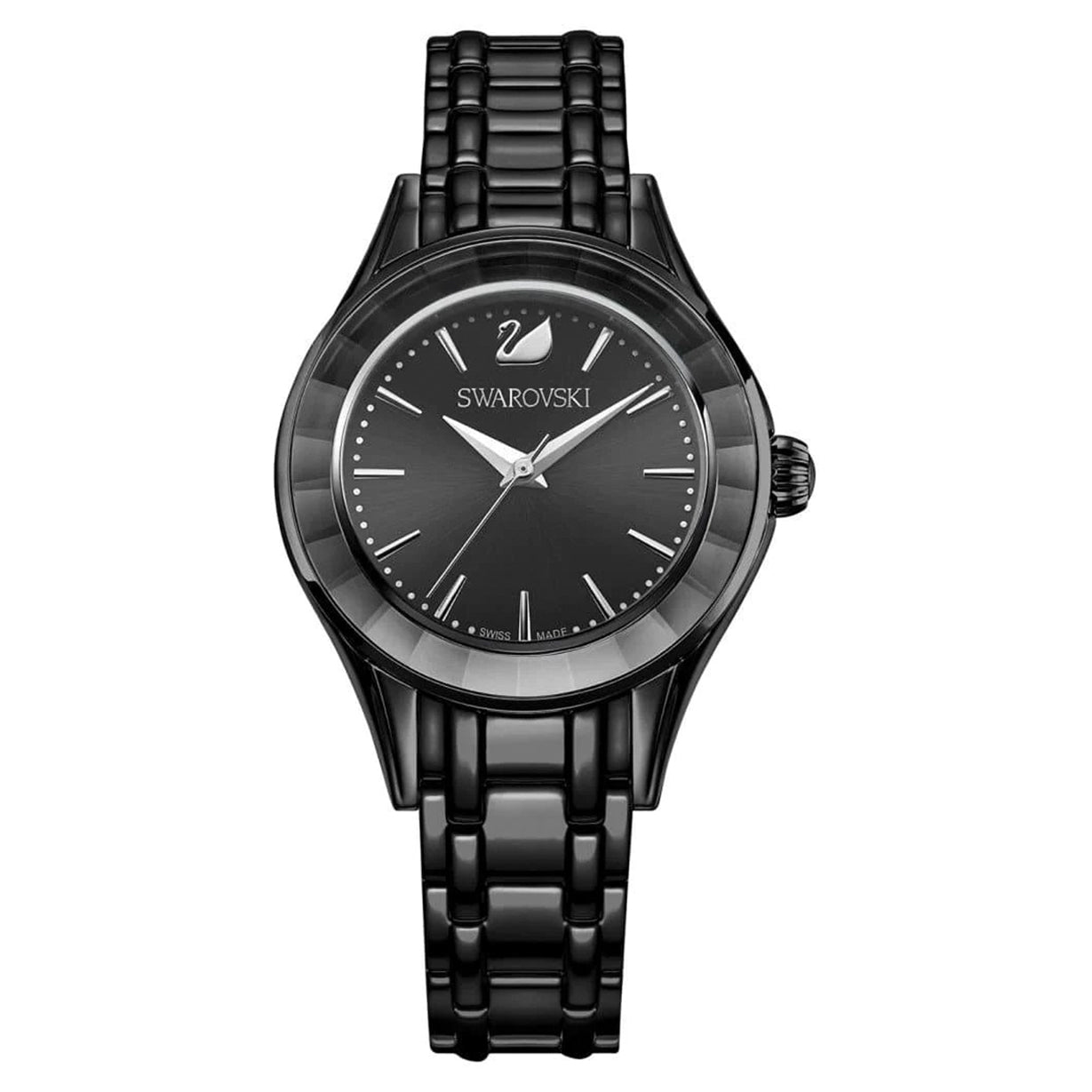 Swarovski Alegria Black Dial Women 33mm