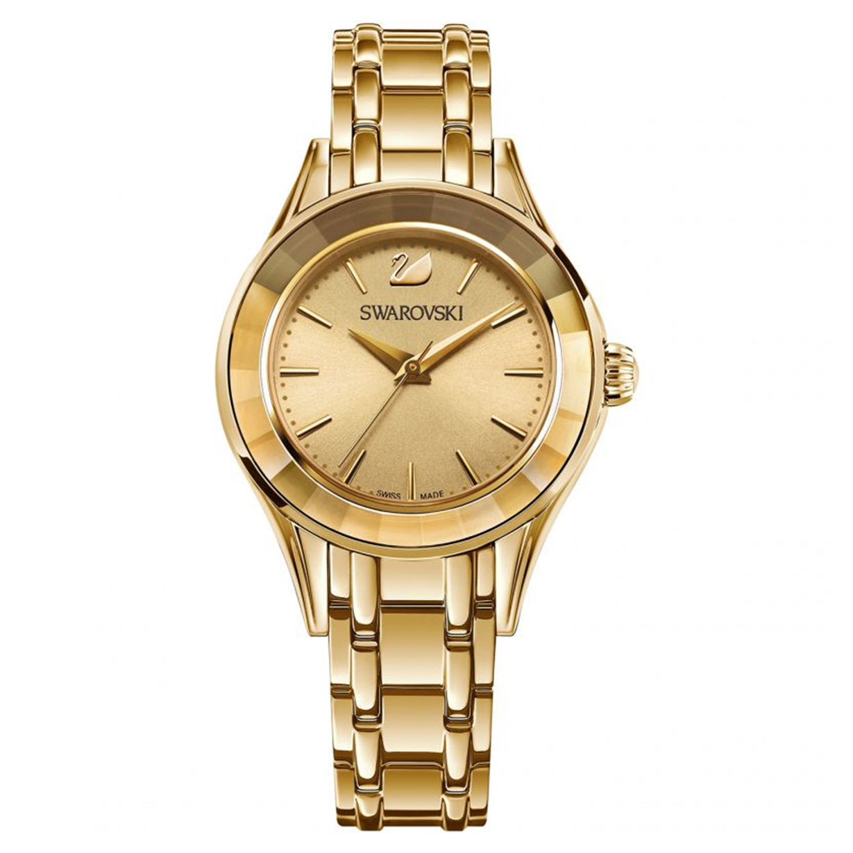 Swarovski Alegria Gold Dial Women 33mm
