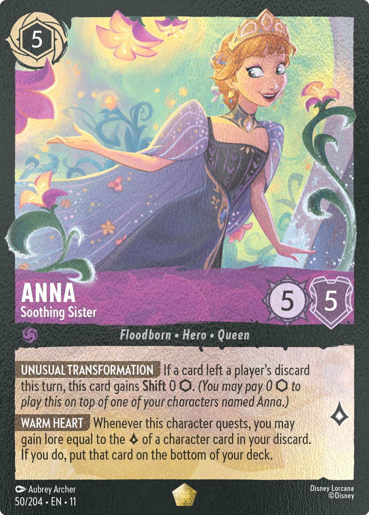 Anna - Soothing Sister - 50/204 [Winterspell] [Cold Foil]