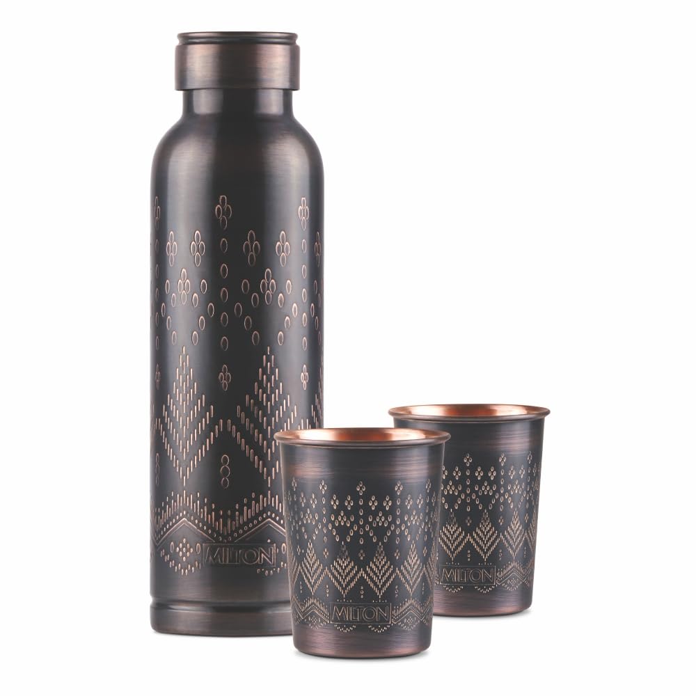Copper Elegante Bottle Gift Set (Milton)