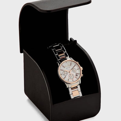 Armani Exchange Chronograph Silver Dial Women 36mm
