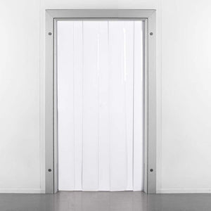 Kuber Industries 6 Strips PVC AC Curtain, 7ft, 0.5mm Transparent, CKTS19, Standard, CTKTC0141