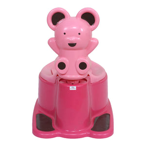 Kuber Industries Potty Training Seat|Portable Baby Potty Seat|Kids Potty Seat|Potty Seat For 1 + Year Child|PINK