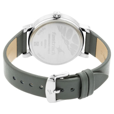 Bare Basics Silver Dial & Black Leather