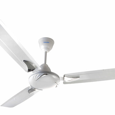 Candes Lynx 1200mm/48 inch High Speed Anti-dust Decorative 3 Star Rated Ceiling Fan 2 Yrs Warranty (White) Pack of 1