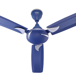 Candes IOT Lynx High Speed Anti dust Decorative 3 Star Rated Ceiling Fan 2 Yrs Warranty (Smart IOT With Remote) (1200MM, Silver Blue)