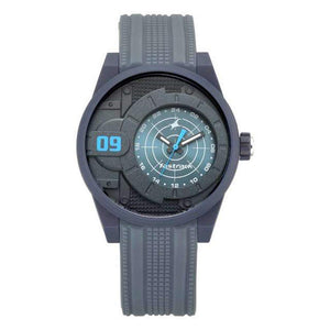 Trendies Black Dial & Silicone Strap