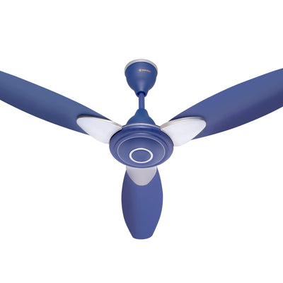 Candes Florence 1200mm/48Inch High Speed Decorative 5 Star Rated Ceiling Fan 400 RPM With 2 Yrs Warranty (Smart IOT With Remote) Silver Blue