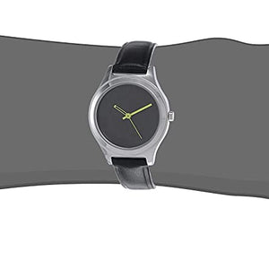Checkmate Black Dial & Leather Strap