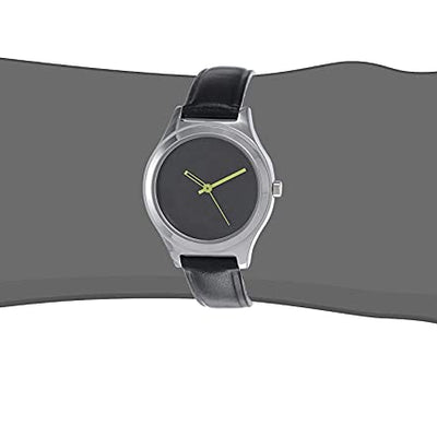 Checkmate Black Dial & Leather Strap