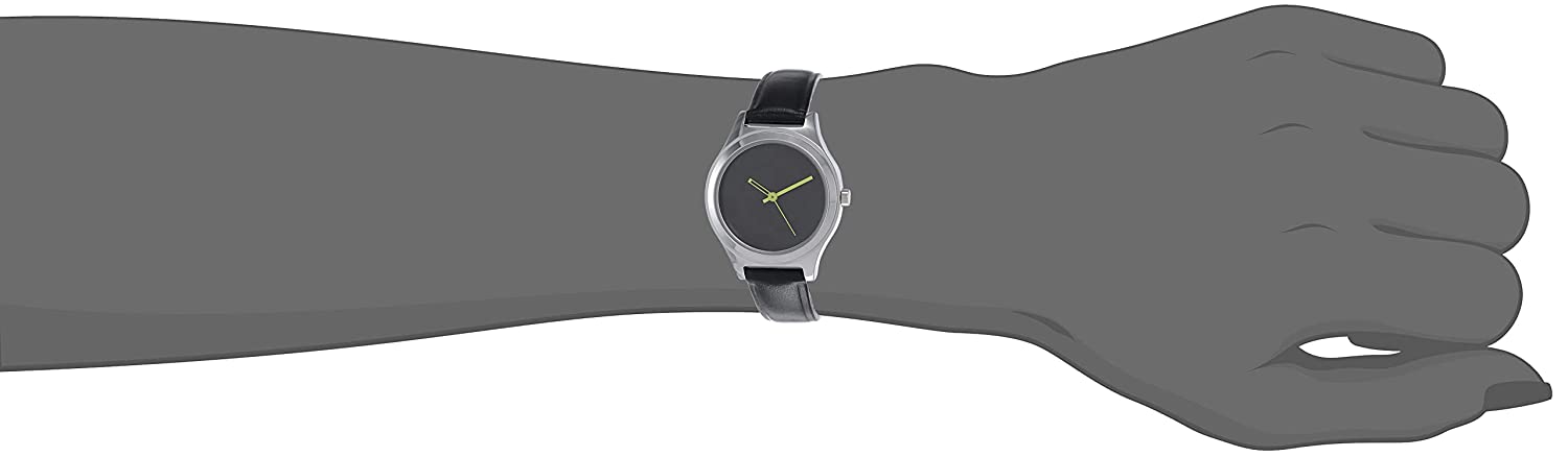 Checkmate Black Dial & Leather Strap