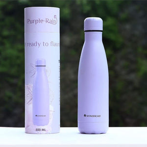 Purple Rain, 500ml, Double Wall Stainless Steel, Vacuum Insulated, Hot And Cold Flask