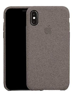 Fabric Cover For iPhone XS Max - Dark Grey