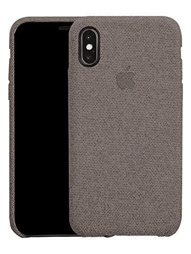 Fabric Cover For iPhone XS Max - Dark Grey