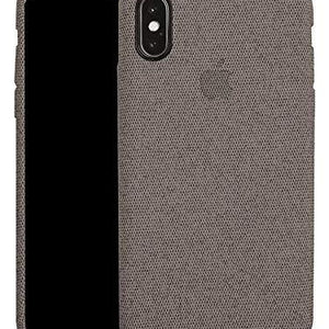 Fabric Cover For iPhone XS Max - Dark Grey
