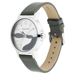 Bare Basics Silver Dial & Black Leather