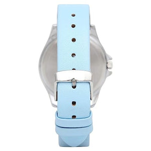 Helix Light-Blue Dial Leather Strap